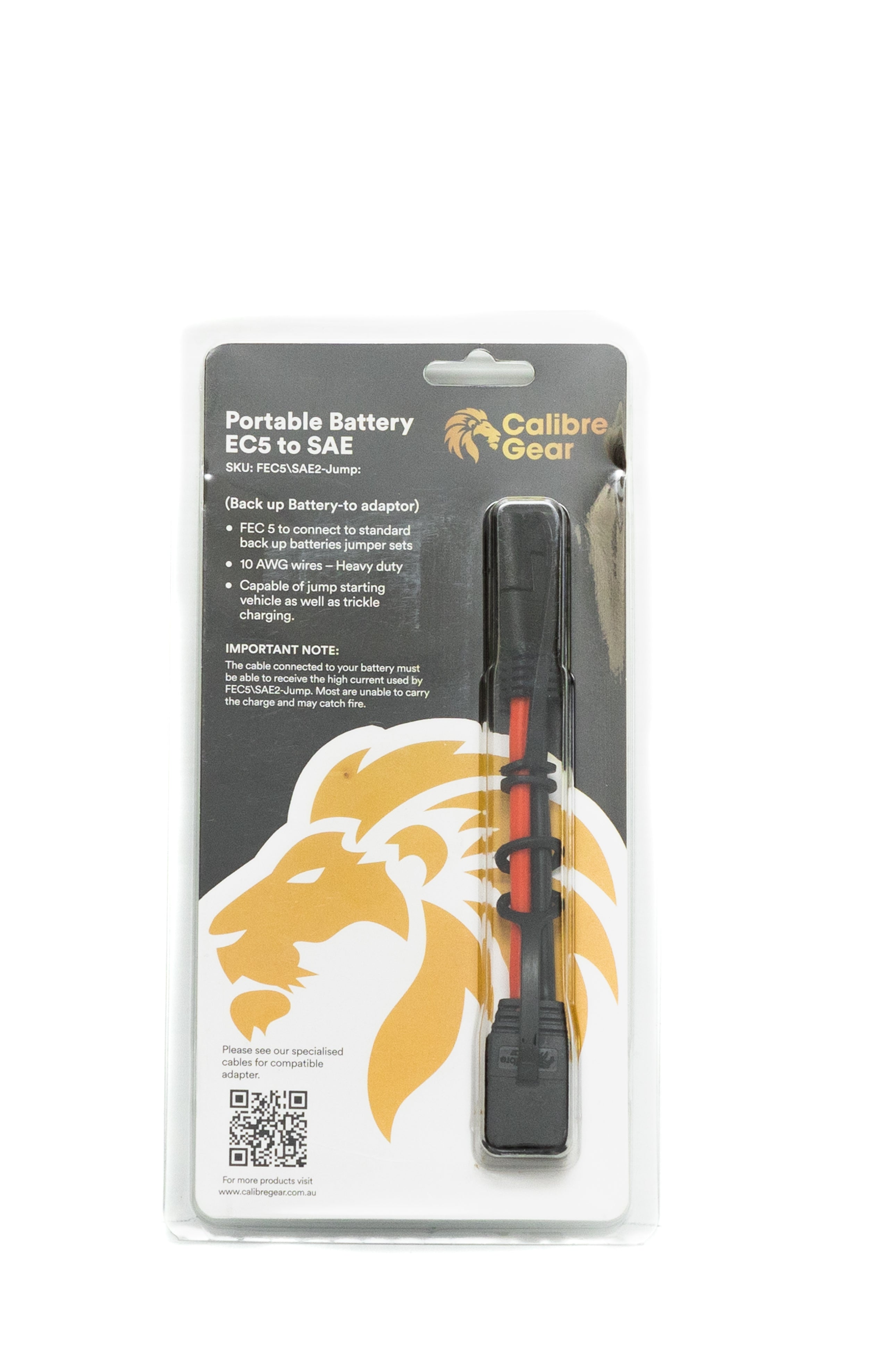 Portable Battery EC5 to SAE Calibre Gear Portable Battery EC5 to SAE Calibre Gear
